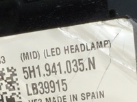 фото thumb №15, Vw golf 8 рестайлинг лампы перед полный led серебристый идеальные 5h1941035n 5h1941036n