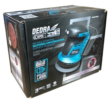 ЭКСЦЕНТРИЧЕСКАЯ ШЛИФОВАЛЬНАЯ МАШИНА DEDRA SAS+ 18V DED7062