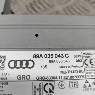 фото thumb №8, Audi q4 sportback e-tron 2023 панель / радиопроигрыватель cd/dvd/gps
