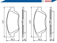 фото thumb №4, Bosch тормозные колодки тормозные citroen перед c3 picasso 09