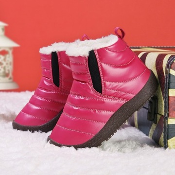 Buty zimowe dziecięce Śniegowce ciepłe wodoodporne R.25-37