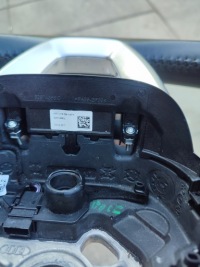 фото thumb №10, Руль кожаный mulitifunkcja лепестки audi a4 b9 8w трёхспицевый