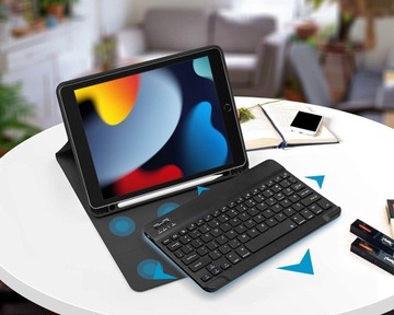 ЧЕХОЛ-КЛАВИАТУРА ДЛЯ APPLE IPAD 10,2 ДЮЙМА 9-ГО ПОКОЛЕНИЯ 2021 Г., ЧЕРНЫЙ