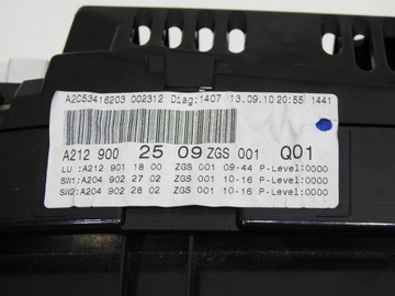 фото thumb №11, Спідометр  mercedes w212 2.2 cdi a2129002509