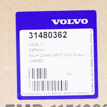 фото thumb №10, Набір смужок wielorowkowych volvo xc90 mk2 оригінальний 31480362