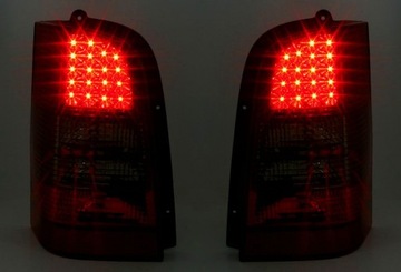фото thumb №10, Mercedes vito w638 v-klasa 96-03 лампы задние зад led smoke диодные чёрные