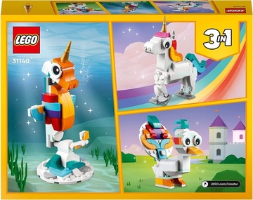 НАБОР LEGO CREATOR MAGICAL UNICORN 31140 24Ч