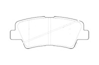 фото thumb №2, Гальмівні колодки гальмівні kia soul 09- задня valeo