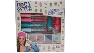 Детский набор для макияжа I Love My Style Тени Блеск для губ Лаки для ногтей 27