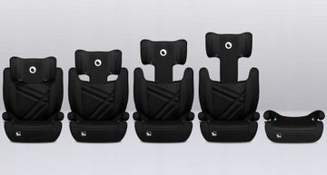 Автокресло Isofix, регулировка подголовника I-SIZE 100-150см Lionelo HUGO