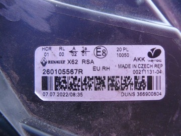 фото thumb №16, Renault master iii рестайлінг 19-23 лампа передня права led + h7