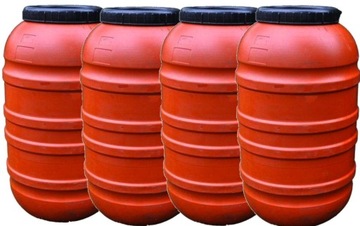 4x БОЧКА БОЧКА ДЛЯ ВОДЫ 220Л