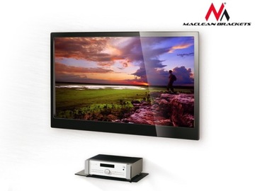 НАСТЕННАЯ ПОЛКА СТЕКЛЯННЫЙ ТЕЛЕВИЗОР LCD DVD АУДИО БЫДГОЩ