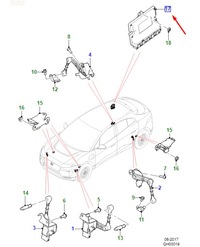 фото thumb №1, Jaguar i-pace x590 адаптивний damping module t2r39967 original
