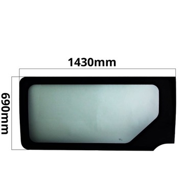 фото thumb №1, Скло бокова ліва двері зсувні renault master 3 0372