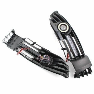 фото thumb №10, Противотуманные фары дневные w бампер решётки drl volkswagen passat b5 fl