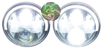 фото thumb №9, Лампа 7 дюймов drl anti-scratch led osram 144 lm/w 17/27w низкий потребление чёрная