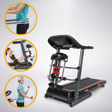 Беговая дорожка Capital Sports Training, 1,5 км, 12 км/ч, качественный массажер с USB-динамиками