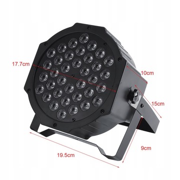 COLORFON LED PAR FLIGHT 72W RGB