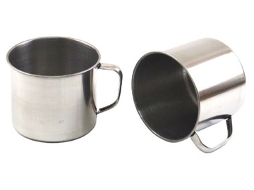 Kubek stalowy Turystyczny garnek metalowy 650M 10C