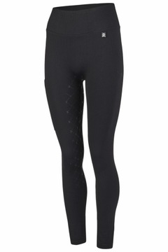 ESKADRON, Legginsy jeździeckie SEAMLESS, DYNAMIC 24, BLACK S