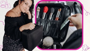 Большая дорожная косметичка с отделениями размера XXL.