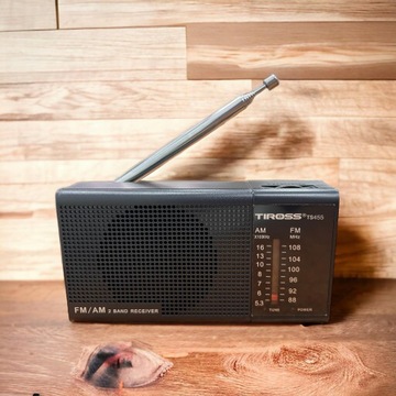 ПОРТАТИВНАЯ РАДИО Mini Small FM AM TS 455 + батарейки TIROSS