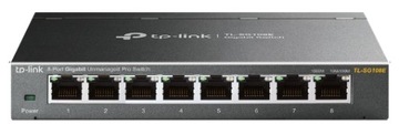 КОММУТАТОР TP-LINK TL-SG108E 8 ГИГАБИТНЫХ ПОРТОВ 1000 МБ/с