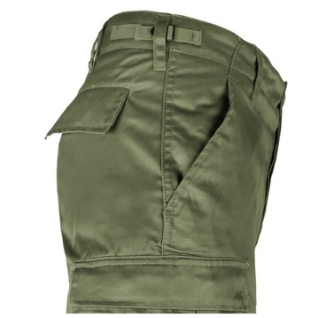 МУЖСКИЕ ВОЕННЫЕ БРЮКИ ПРОЧНЫЕ БОЕВЫЕ M65 BDU T/C MIL-TEC OLIVE L