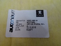 фото thumb №14, Оригинальный номер шумоизоляция подкрылок капот peugeot 208 9673774280