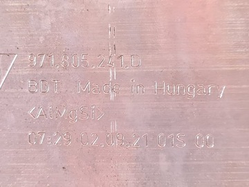 фото thumb №11, Балка бампера перед, pas переднее, усилитель верхний porsche panamera 971