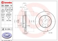 фото thumb №3, Гальмівні диски гальмівні колодки перед brembo ford probe ii 2.5