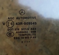 фото thumb №4, Стекло боковая правая задняя задняя mercedes gl x166 2013