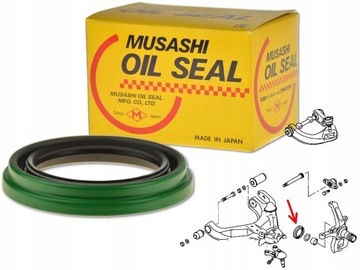 фото thumb №1, Mitsubishi pajero i 83-91 сальник поворотный кулак