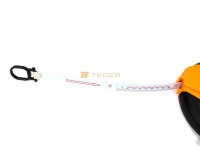 Компактная стальная рулетка 16 мм, 30 м, TEGER