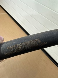 фото thumb №6, Шланг води, трубка рідини охолоджуючої mercedes vito w447, viano 1.6d eu