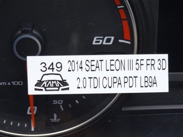 фото thumb №8, Спідометр  манометр прилади seat elon iii 3 5f 2.0 tdi cup cupa 5f0920971h 14r