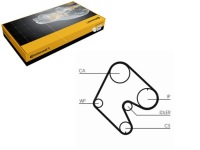 фото thumb №1, Ремень распределительного вала opel ascona c astra f kadett e kadett e combo vectra a