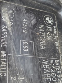 фото thumb №11, Бампер задний bmw x3 e83 m набор black sapphire