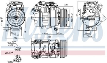 фото thumb №8, Nissens 890628 компрессор, кондиционер