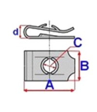 фото thumb №4, 10x mercedes w 203 211 164 r170 171 клипса решётка