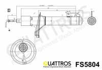 Амортизатор перед fs5804 quattros в Україні, фото thumb