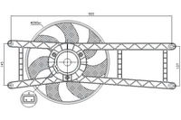 фото thumb №2, Вентилятор радіатор з корпус fiat panda 1.1-1.