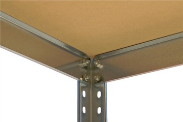 Полка металлическая на болтах STABIL 200 225x90x40 6x200kg 6 полок Solid Polish
