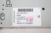 фото thumb №6, Нова org модуль радіо зчитувач навігація audi q2 mib2 harman 81a035045c