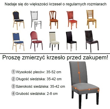 ГИБКИЙ, УНИВЕРСАЛЬНЫЙ ПОКРЫТИЕ НА СТУЛ