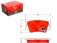 фото thumb №2, Trw gdb3426 набор тормозных колодок тормозных, тормоза дисковые