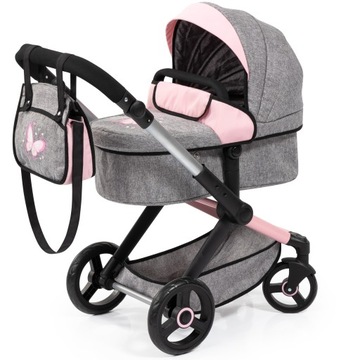 КОЛЯСКА ДЛЯ КУКОЛ Bayer Design XEO 2в1 17033AA