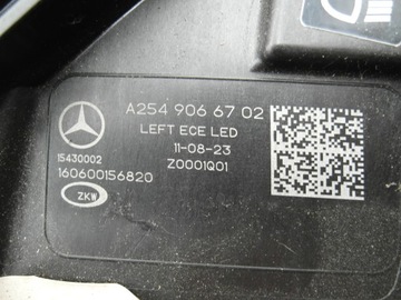 фото thumb №14, Mercedes glc a254 254 полный led digi идеал лампа передняя левая a2549066702 ,