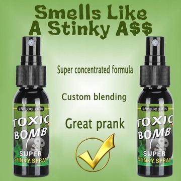 STINKY PRANK SPRAY С ЗАПАХОМ ВОНИ.